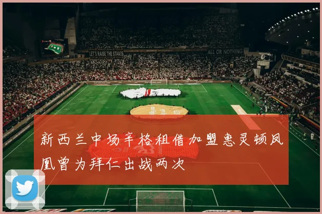 新西兰中场辛格租借加盟惠灵顿凤凰曾为拜仁出战两次